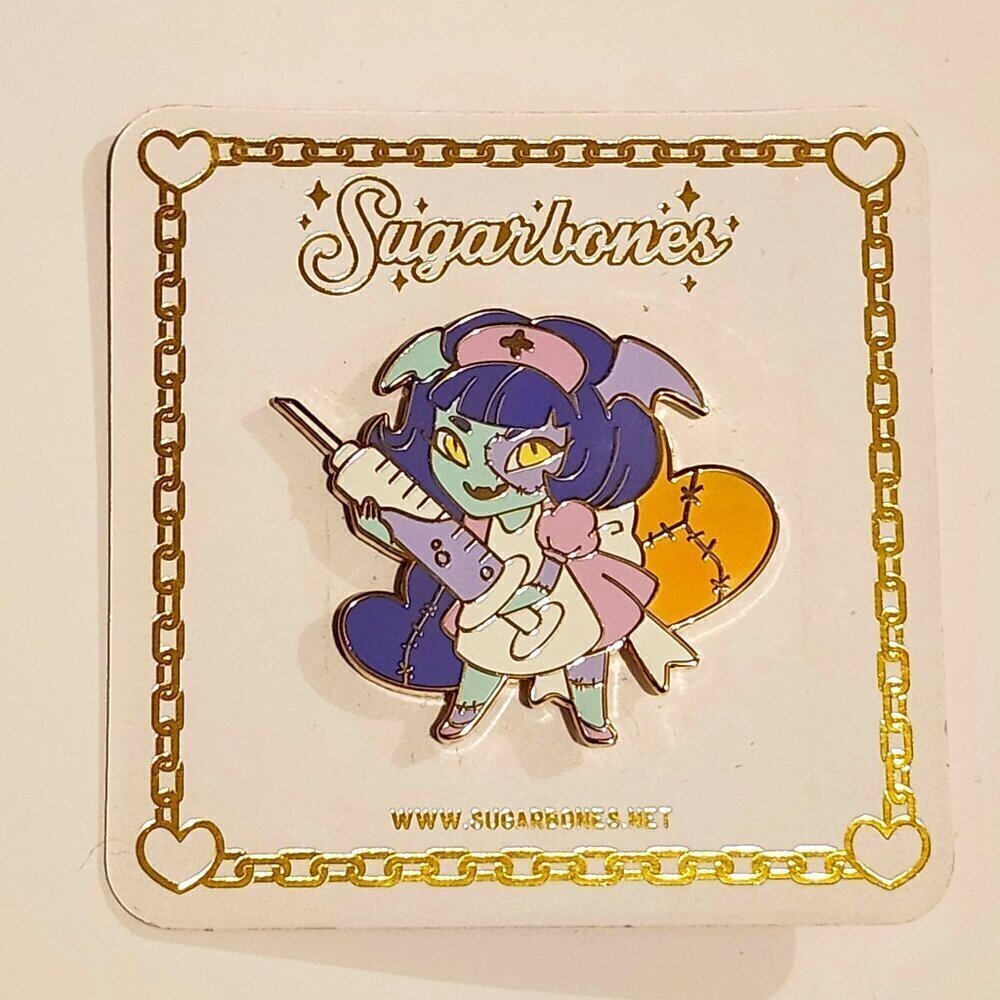 *2 for $30* Sugarbones Pin - Monster Nurse